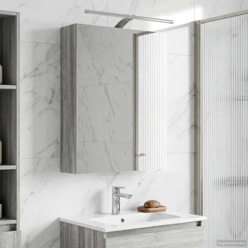Kupaonski ormar s ogledalom Siva Sonoma 50 x 14,5 x 70 cm - Siva sonoma 50 x 14,5 x 70 cm s LED svjetlima Cijena