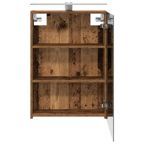 Kupaonski ormar s ogledalom Staro drvo 50 x 14,5 x 70 cm - Staro drvo 50 x 14,5 x 70 cm s LED svjetlima Cijena