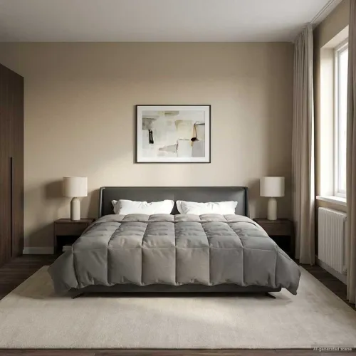 Zimska pokrivača 200 x 220 cm Zima Mikrovlakna (100% poliester) - Svjetlosiva 200 x 220 cm Cijena