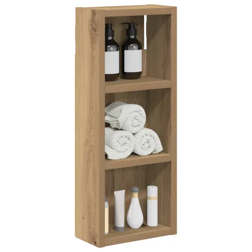 Kupaonski zidni ormarić Umjetnička hrastovina 20 x 10 x 50 cm - Zanatski hrast 20 x 10 x 50 cm Cijena