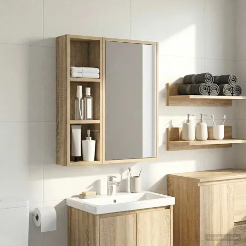 Kupaonski zidni ormarić Sonoma hrast 20 x 10 x 60,5 cm - sonoma hrast 20 x 10 x 60,5 cm Cijena