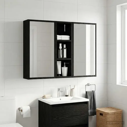 Kupaonski zidni ormarić Crni Hrast 20 x 16 x 62,5 cm - Crni hrast 20 x 16 x 62,5 cm Cijena