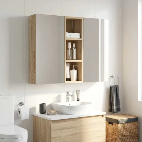 Kupaonski zidni ormarić Sonoma hrast 20 x 16 x 62,5 cm - sonoma hrast 20 x 16 x 62,5 cm Cijena