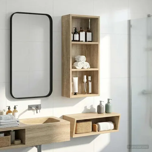 Kupaonski zidni ormarić Sonoma hrast 30 x 14 x 70 cm - sonoma hrast 30 x 14 x 70 cm Cijena