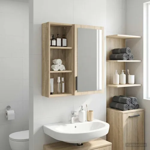 Kupaonski zidni ormarić Sonoma hrast 30 x 14 x 70 cm - sonoma hrast 30 x 14 x 70 cm Cijena