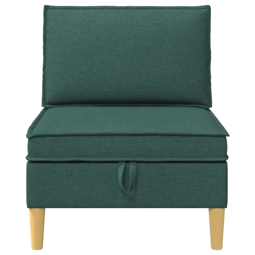 Sofa s pohranom Tkanina - Tamnozelena Srednja sofa Cijena