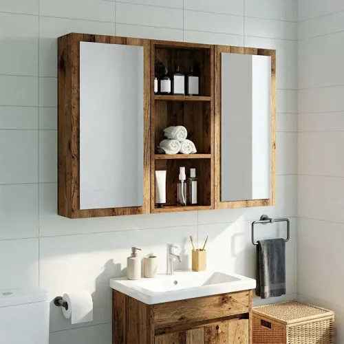Kupaonski zidni ormarić Staro drvo 30 x 14 x 70 cm - Staro drvo 30 x 14 x 70 cm Cijena