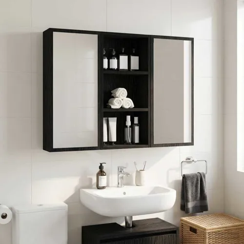 Kupaonski zidni ormarić Crni Hrast 30 x 16 x 62,5 cm - Crni hrast 30 x 16 x 62,5 cm Cijena