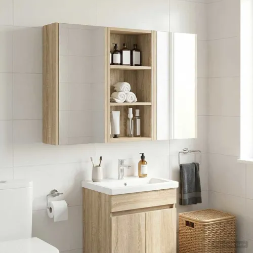 Kupaonski zidni ormarić Sonoma hrast 30 x 16 x 62,5 cm - sonoma hrast 30 x 16 x 62,5 cm Cijena
