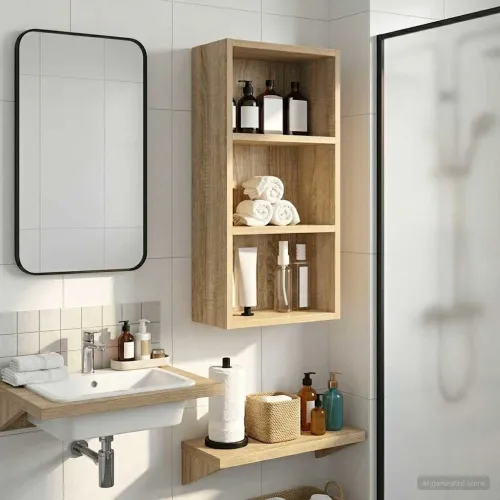 Kupaonski zidni ormarić Sonoma hrast 30 x 16 x 62,5 cm - sonoma hrast 30 x 16 x 62,5 cm Cijena