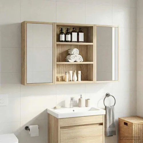 Kupaonski zidni ormarić Sonoma hrast 40 x 10 x 50 cm - sonoma hrast 40 x 10 x 50 cm Cijena