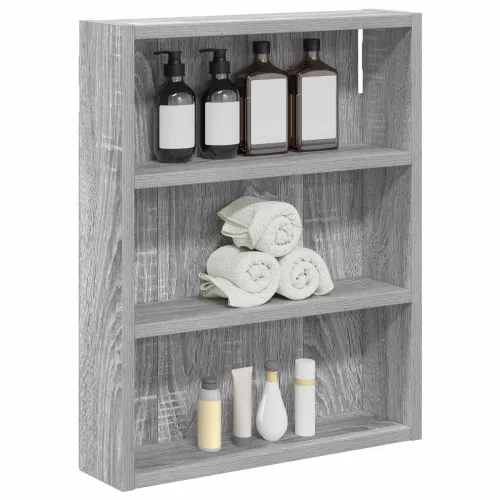 Kupaonski zidni ormarić Sivi Sonoma 40 x 10 x 50 cm - Sivi Sonoma 40 x 10 x 50 cm Cijena