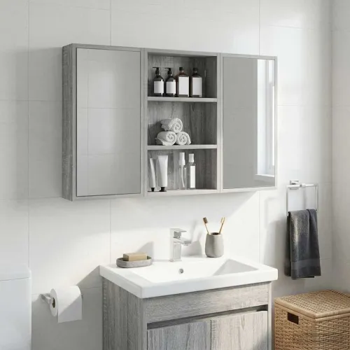 Kupaonski zidni ormarić Sivi Sonoma 40 x 10 x 60,5 cm - Sivi Sonoma 40 x 10 x 60,5 cm Cijena