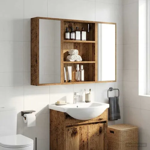 Kupaonski zidni ormarić Staro drvo 40 x 10 x 60,5 cm - Staro drvo 40 x 10 x 60,5 cm Cijena