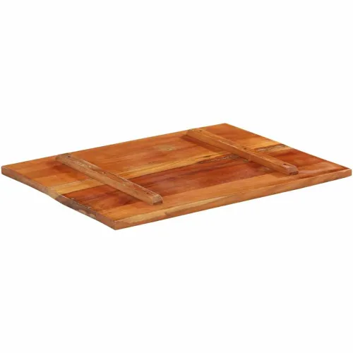 Pravokutna stolna ploča 60 x 80 cm 25 - 27 mm obnovljeno drvo - 60 x 80 cm 25-27 mm 1 masivno obnovljeno drvo Cijena