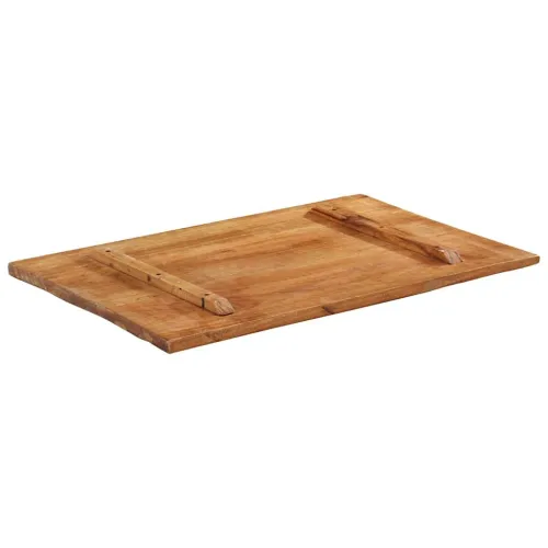 Pravokutna stolna ploča 60 x 90 cm 25 - 27 mm obnovljeno drvo - 60 x 90 cm 25-27 mm 1 masivno obnovljeno drvo Cijena