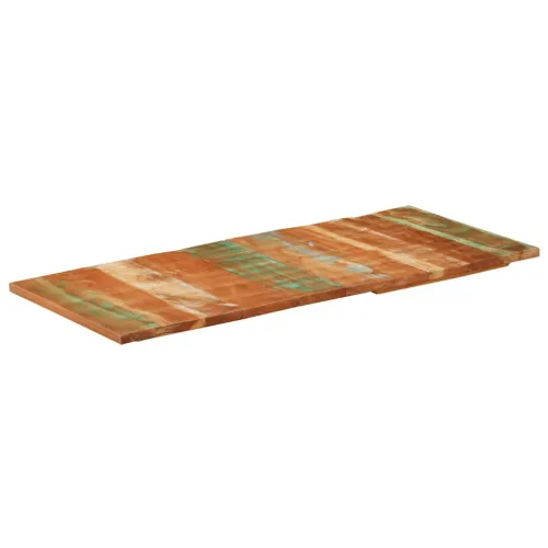 Pravokutna stolna ploča 60 x 140 cm 25 - 27 mm obnovljeno drvo Cijena