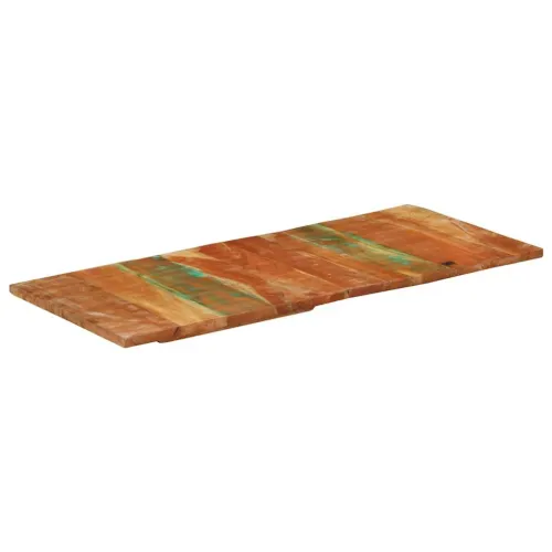 Pravokutna stolna ploča 60 x 140 cm 25 - 27 mm obnovljeno drvo Cijena