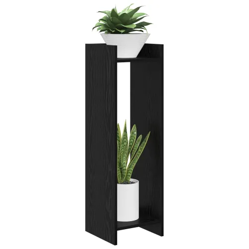 Stalak za biljke Crni hrast 30 x 30 x 100 cm Konstruirano drvo - Crni hrast 30 x 30 x 100 cm 1 Cijena