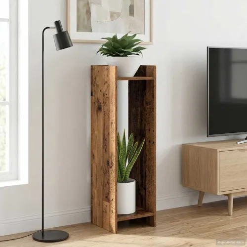 Stalak za biljke Staro drvo 30 x 30 x 100 cm Konstruirano drvo - Staro drvo 30 x 30 x 100 cm 1 Cijena