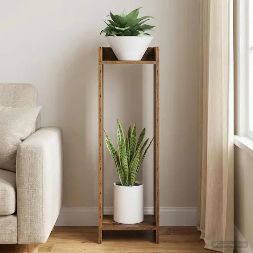 Stalak za biljke Staro drvo 30 x 30 x 100 cm Konstruirano drvo - Staro drvo 30 x 30 x 100 cm 1 Cijena
