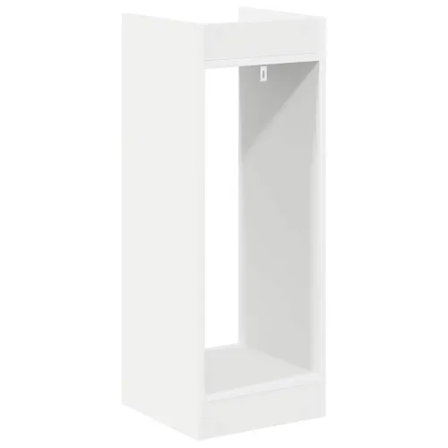 Stalak za biljke Bijela 30 x 30 x 80 cm Konstruirano drvo - Bijela 30 x 30 x 80 cm 1 Cijena