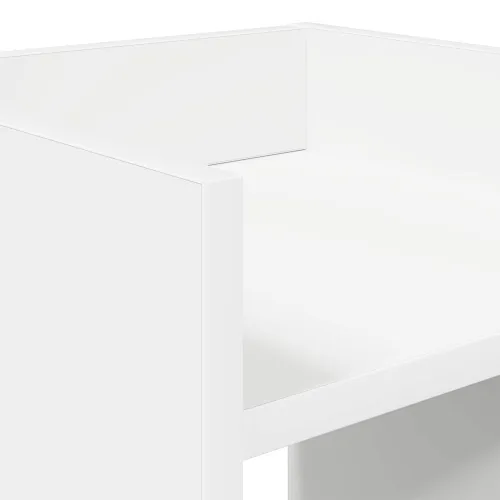 Stalak za biljke Bijela 30 x 30 x 80 cm Konstruirano drvo - Bijela 30 x 30 x 80 cm 1 Cijena