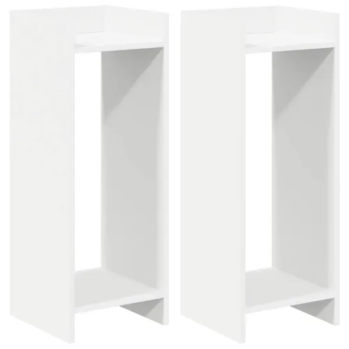 Stalak za biljke 2 kom. Bijela 30 x 30 x 80 cm - Bijela 30 x 30 x 80 cm 2 Cijena