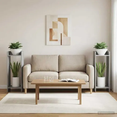 Stalak za biljke 2 kom. Siva Sonoma 30 x 30 x 80 cm - Siva Sonoma 30 x 30 x 80 cm 2 Cijena