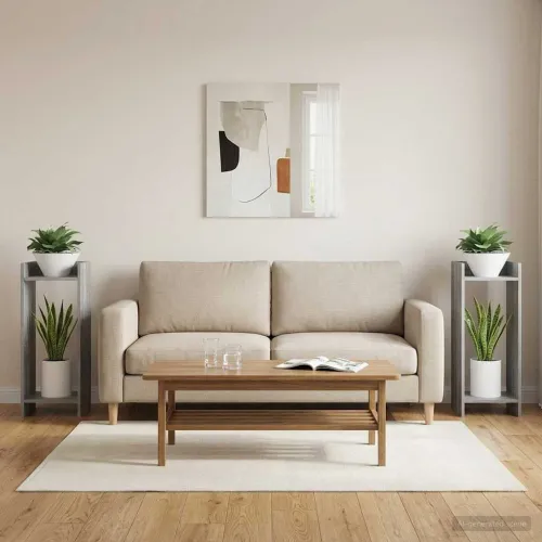 Stalak za biljke 2 kom. Siva Sonoma 30 x 30 x 80 cm - Siva Sonoma 30 x 30 x 80 cm 2 Cijena