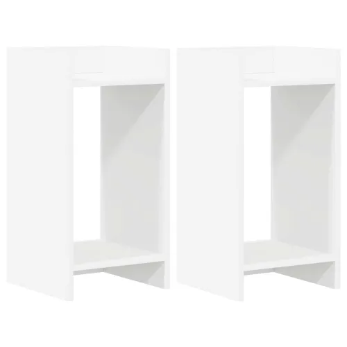 Stalak za biljke 2 kom. Bijela 30 x 30 x 60 cm - Bijela 30 x 30 x 60 cm 2 Cijena