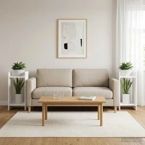 Stalak za biljke 2 kom. Bijela 30 x 30 x 60 cm - Bijela 30 x 30 x 60 cm 2 Cijena