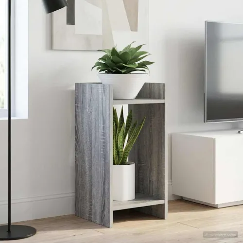 Stalak za biljke Siva Sonoma 30 x 30 x 60 cm Konstruirano drvo - Siva Sonoma 30 x 30 x 60 cm 1 Cijena
