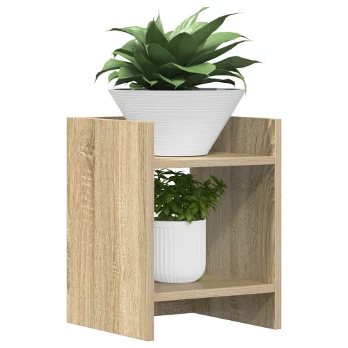 Stalak za biljke Hrast sonoma 30 x 30 x 40 cm Konstruirano drvo - Hrast sonoma 30 x 30 x 40 cm 1 Cijena