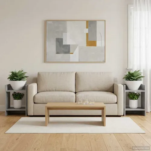 Stalak za biljke 2 kom. Siva Sonoma 30 x 30 x 40 cm - Siva Sonoma 30 x 30 x 40 cm 2 Cijena