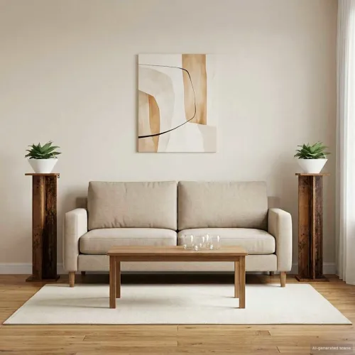 Stalak za biljke 2 kom. Staro drvo 25 x 25,5 x 100,5 cm - Staro drvo 25 x 25,5 x 100,5 cm 2 Cijena