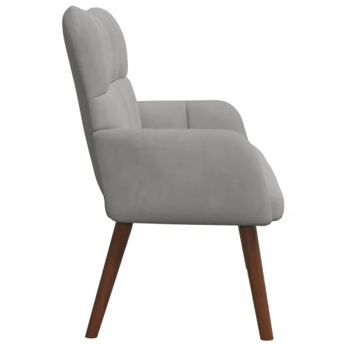 Sofa za dvije osobe Svjetlosiva 115 x 61 x 87 cm Baršun - Svjetlosiva Cijena