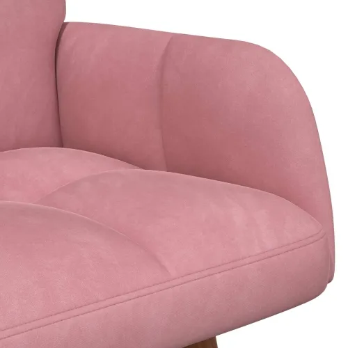 Sofa za dvije osobe Ružičasta 115 x 61 x 87 cm Baršun - Ružičasta Cijena
