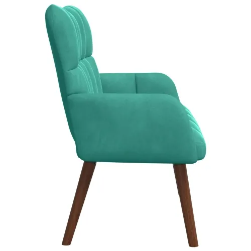 Sofa za dvije osobe Tirkizna 115 x 61 x 87 cm Baršun - Tirkizna Cijena