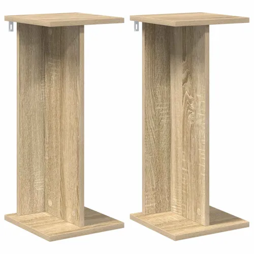 Stalak za biljke 2 kom. Hrast sonoma 25 x 25,5 x 60,5 cm - Hrast sonoma 25 x 25,5 x 60,5 cm 2 Cijena