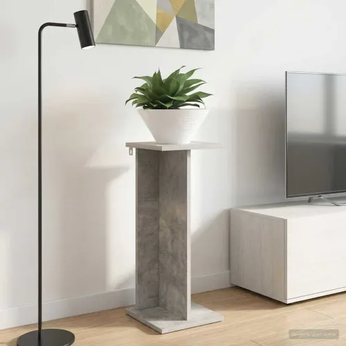 Stalak za biljke Betonska siva 25 x 25,5 x 60,5 cm - Betonska siva 25 x 25,5 x 60,5 cm 1 Cijena