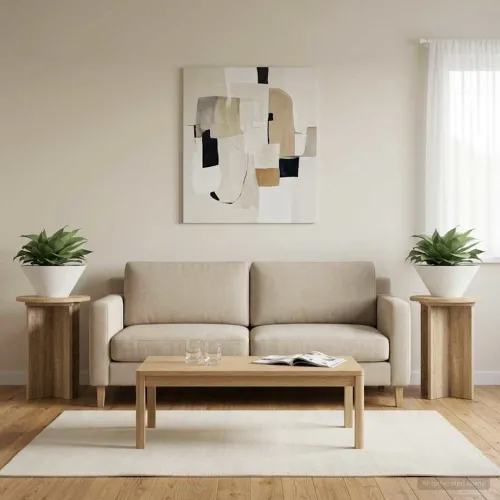 Stalak za biljke 2 kom. Hrast sonoma Ø29,5 x 40 cm - Hrast sonoma 29,5 x 29,5 x 40 cm Cijena