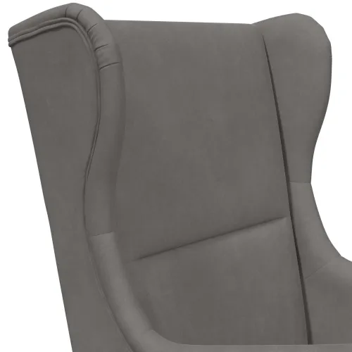 Fotelja Tamnosiva Baršun - Tamnosiva Cijena