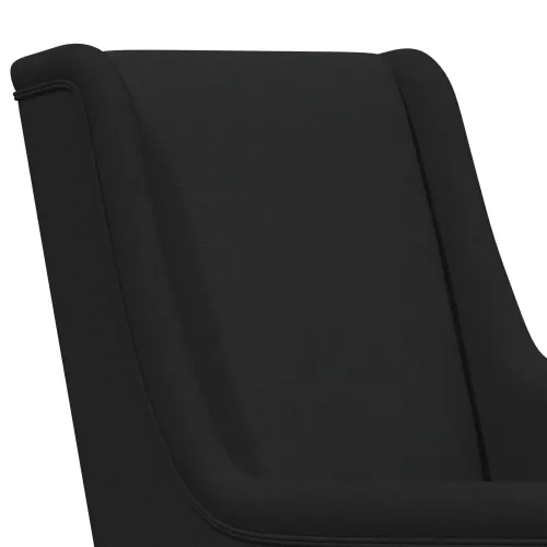 Ljuljačka Crna 62 x 80 x 85 cm tkanina - Crna Cijena