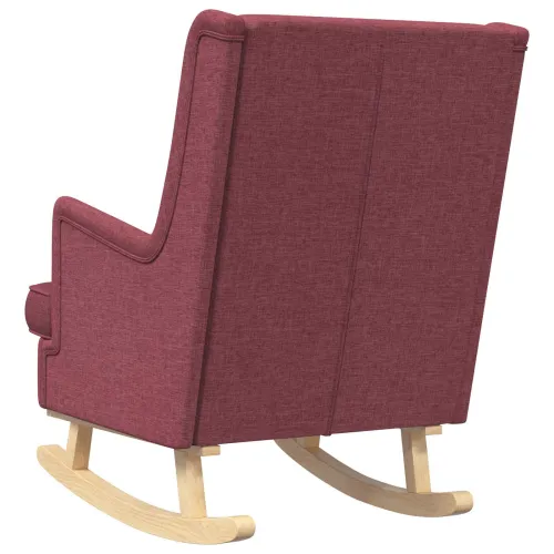 Ljuljačka Vinska crvena 62 x 80 x 85 cm tkanina - boja crnog vina Cijena