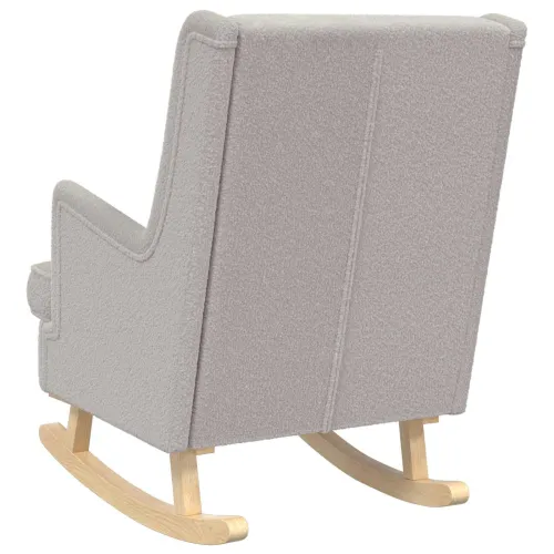 Ljuljačka Svjetlosiva 62 x 80 x 85 cm Bouclé - Svjetlosiva Cijena