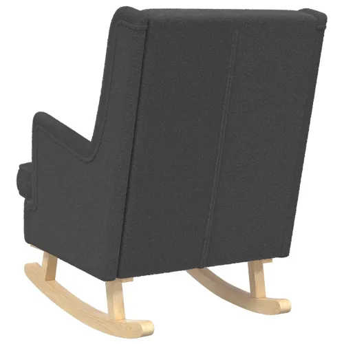 Ljuljačka Tamnosiva 62 x 80 x 85 cm Bouclé - Tamnosiva Cijena