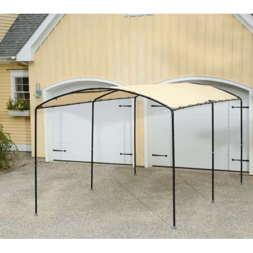 ShelterLogic - Nadstrešnica za automobile | Bež | 490x270x240 cm - BRANDED IN THE USA Cijena