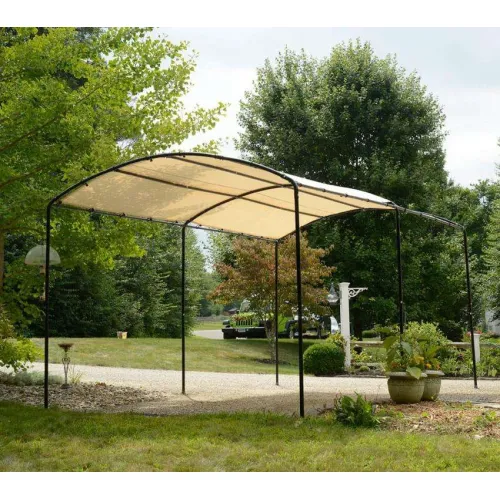 ShelterLogic - Nadstrešnica za automobile | Bež | 490x270x240 cm - BRANDED IN THE USA Cijena
