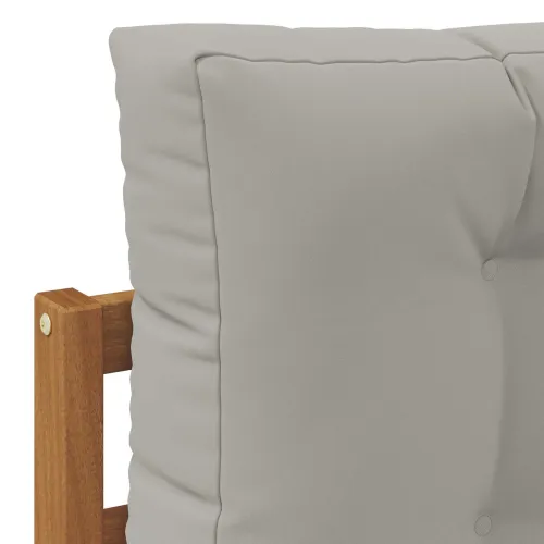 Set vanjskih sofa 6 kom. Prirodna i svijetlo siva - Prirodna i svjetlosiva Cijena